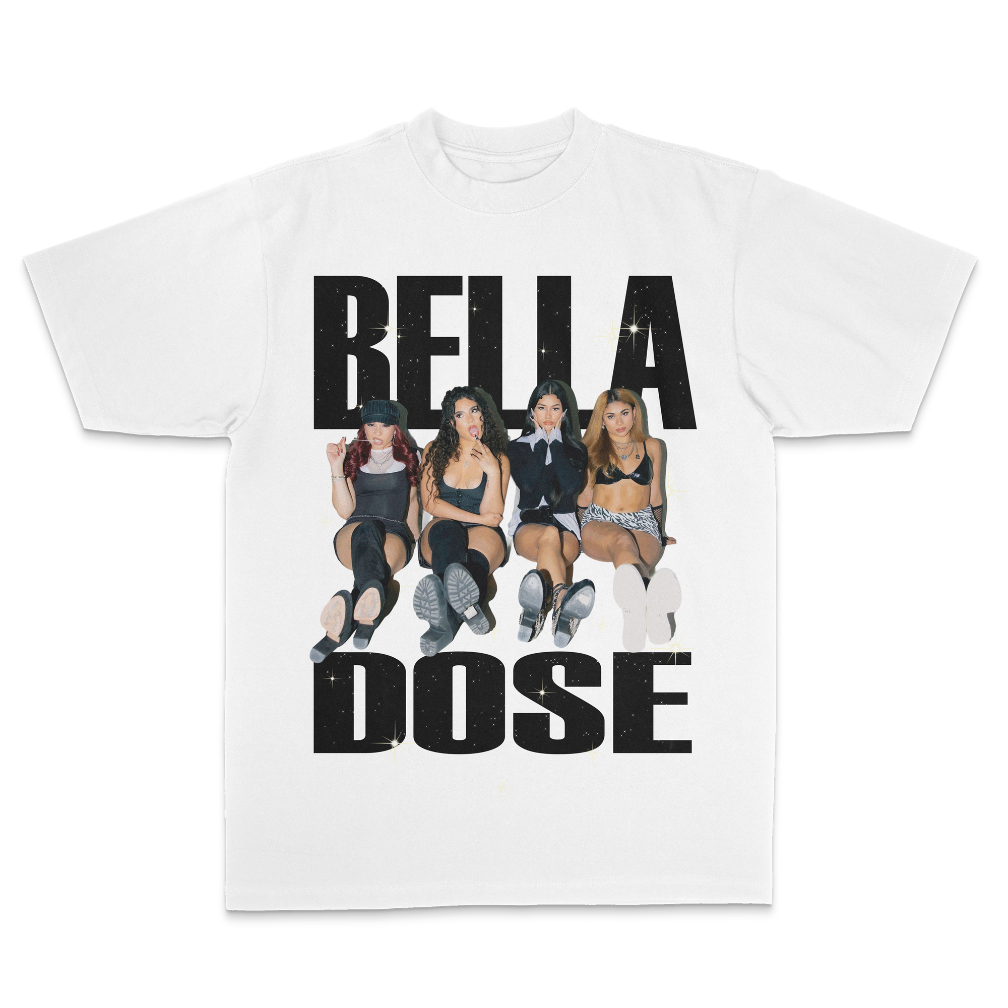 BELLA DOSE WORLDWIDE TEE - VINTAGE WHITE